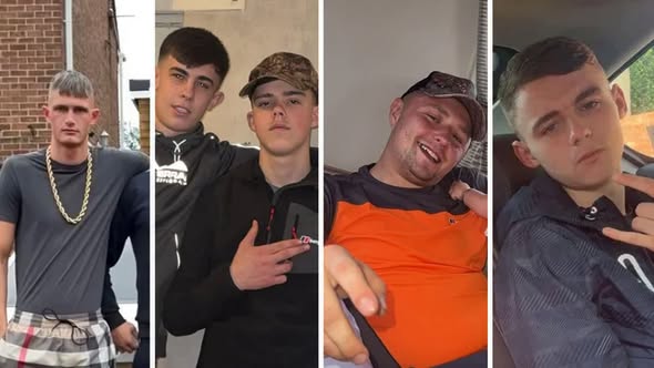 Michael Ray, Middlesbrough, England: Five young men and two police officers killed in A66 head-on crash